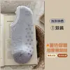 Meias de Veludo Coral Femininas Japonesas Doces Fofas Pom-pom para Chão Dormir Meias de Cor Doce Engrossadas Quentes Pós-parto Curtas