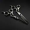Tijeras de Peluquería Curvas Personalizadas Brillantes de 6.0 pulgadas Tijeras para Cortar el Cabello Tijeras Rectas Tijeras Adelgazadoras