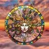 Temu Transfronterizo Nuevo Producto Venta Caliente Serie Estilo Bohemio Interior y Exterior Colorido Decorativo Disco Acrílico Al por Mayor