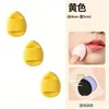 Esponja para dedos, mini cojín de aire del tamaño de un pulgar, mini esponja de maquillaje, doble uso para húmedo y seco, base líquida, absorbente de polvo, corrector para la punta del dedo
