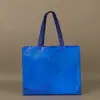 Bolsas de Tela No Tejida Transfronterizas Temu Amazon con Efecto Láser de Colores, Bolsas de Regalo para Compras, En Stock Logo Personalizado