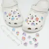 Perla de Resina Iridiscente Agujero Flor de Zapato 3D Accesorios Flor Estrella de Mar Concha DIY Hebilla de Zapato Desmontable Venta al por Mayor