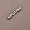Plata de Ley S925 Hebilla de Gancho con Mantra de Seis Caracteres Accesorios Pulsera Hecha a Mano de Plata Tailandesa Retro Hebilla de Collar Hebilla de Cola Hecha a Mano para DIY