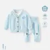 Macacão de Bebê Outono Novo Estilo Moda para Menino Fato Dividido Elegante de Três Peças Roupas de Menino Roupas Casuais para Passeio Primavera e Outono Tendência