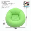 Sofá inflable para camping al aire libre transfronterizo, sillón reclinable de flockeo perezoso para festivales de música, silla de sofá individual portátil para balcón en casa