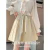 Shorts de maternidad para verano, finos y elegantes, pantalones de cinco puntos de pierna ancha sin soporte para el vientre, pantalones Yamamoto para mujeres embarazadas petite, ropa de verano