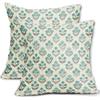 Funda de Almohada Floral Más Vendida de Amazon Funda de Almohada de Plantas de Primavera Estampado de Lino Decoración del Hogar Sofá de la Sala de Estar