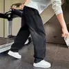 Jeans Masculino Casual Tendência Lavado Retrô Americano para Primavera e Outono, Corte Reto Solto, Versátil e Estiloso