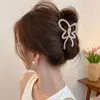 Pinza para el Cabello Coreana Pinza de Garra para Mujeres Sensación de Alta Gama 2026 Nuevo Pinza de Tiburón Súper Grande Pinza para el Cabello Parte Posterior de la Cabeza Pasador