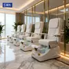Cadeira de Massagem para Manicure Reclinável Elétrica Banho de Pés Sofá Spa Reclinável Banqueta de Manicure Loja de Manicure Cadeira de Massagem