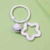 Llavero Acrílico Colgante Estrella de Cinco Puntas Colorido Regalo Colgante Set de Audífonos Pequeño Fresco Pareja Decoración de Bolso