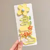 Pinza Lateral de Caricatura de Dopamina para Niños Lindo y Sencillo Nuevo 2026 Pasador de Flor Pinza para el Cabello de la Frente sin Rastro Accesorio para el Cabello
