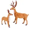 Decoraciones navideñas, ciervos navideños, adornos para árbol de Navidad, mini renos lindos, adornos de alce artificiales para escaparates de centros comerciales