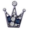 Pin de Solapa de Corona Broche para Hombre Accesorios Traje Cristal Broche Pequeño Zhang Songwen Mismo Estilo Pin de Solapa Pin para Camisa Verano