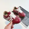 Outono de 2026 Novos Sapatos de Trincheira Infantis Sola Rasa Estampa de Leopardo Retro Sapatos Forrest Gump Versátil Listrado Esportivo Casual Sapatos de Lona