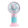 Mini Ventilador de Mão, Portátil, Recarregável por USB, Ventilador de Mesa Fofo para Crianças, Presente para Estudantes