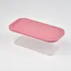 Caja de Almuerzo Sellada Rectangular de Silicona para Crispy, Caja de Almacenamiento de Frutas y Verduras para Oficinistas, Transfronteriza