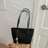 Bolso de hombro tipo tote casual tejido con patrón de diamante transfronterizo 2026, bloques de color nuevos, estilo coreano, moda, gran capacidad, para el día a día