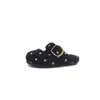 Zapatos peludos de lunares para niña para exteriores 2026 Nuevo estilo Otoño/Invierno Suela suave Antideslizantes Calentitos para niña de interior/exterior