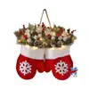 Corona de Navidad Centelleante de Nuevo Producto Transfronteriza, Corona de Guante de Navidad Parpadeante, Corona de Navidad