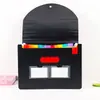 Carpeta Plegable tipo Acordeón A4 Nueva de 25 Compartimentos Sellada por Tres Lados con Correa para Colgar, Bolsa para Almacenamiento de Documentos de Oficina al por Mayor