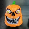 Ojos de Halloween calabaza giratoria máscara de broma de terror máscara de terror brillante grito máscara cos accesorios casa embrujada