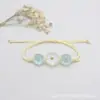 Suministro de fábrica pulsera de flor seca Jingdezhen flor de encaje gypsophila narcisos flor de cerezo flor de durazno pulsera para amigas estudiantes