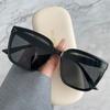 Gafas de Sol para Chica Atractiva Mujer Gama Alta 2023 Nuevas Gafas para Cara Grande con Efecto Adelgazante Gafas para Hombre Anti-UV Gafas para Conducir Anti-