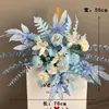 Nuevos Arreglos Florales de Piso para Decoración de Bodas, Arte Floral para Bodas, Arreglos Florales para Escenario en T, Arreglos Florales de Bienvenida para Hoteles