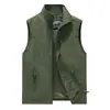 Chal casual clásico popular de primavera y verano para exteriores de secado rápido, chaleco de moda para hombre, simple y a la moda, con cuello alto, chaleco de fotografía de moda 7882