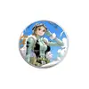 Broche Anime One Piece Emblema de Metal Acessórios para Roupas Alfinete de Lapela Padrão Geométrico Redondo Atacado de Fábrica