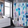 Actividades de Año Nuevo Explosiones Transfronterizas 100g Cortina de Ducha Estampada Impermeable Textil de Primavera Cortina de Baño Cortina Divisoria de Baño