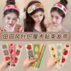 Diadema de Velcro Tejida para Mujer, Herramienta para Flequillo y Peinado de Primavera y Verano, Diadema de Estilo Étnico, Pinza para Flequillo de Viaje