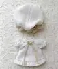 Ropa para muñeca OB11, camisón de punto de 12 pulgadas para muñeca BJD con sombrero, pijama para muñeca para cambiar de atuendo antes de dormir, ropa para muñeca GCS