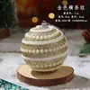 Decoração de bola de Natal 8cm bola de espuma pintada decorações de Natal de shopping pingente bola para pendurar na janela layout atacado