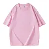 Estilo Verano 2026 Algodón Suave Peso Pesado 260g Oversize Hombro Caído Camiseta 100% Algodón Unisex Manga Corta Camisa Cultural Ropa de Trabajo para Team Building