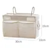 Bolsa de Almacenamiento de Tela de Algodón y Lino Personalizada, Bolsa Organizadora de Mesita de Noche para Artículos Varios, Bolsa Colgante de Puerta para Dormitorio de Estudiantes, Bolsa de Almacenamiento Montada en la Pared