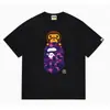 24 Tendencia Caliente de Verano en Línea: Camiseta bAPe Cabeza de Mono, Diseño Camuflaje, Camiseta Unisex de Manga Corta con Cuello Redondo