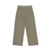 Roupas Vintage Yidao 2026 Outono Novo Calças Casuais de Lã Pesada Estilo Retro Japonês para Homens, Calças Retas Largas, Calças de Lã Cor Sólida
