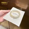 Olho de Gato Rosa Gelo Rosa Claro Pulseira Versátil Sensação Natural Fresca Pulseira de Fada Gelo Transparente Branco Olho de Gato de Gelo Alto Pulseira