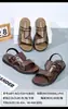 26 Sandalias Casuales de Moda para Hombre de PVC de Cuatro Estaciones para el Hogar Suela Negra de Doble Uso Transpirables para Exteriores