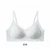 Lingerie de Renda 100% Algodão para Mulheres com Seios Pequenos, Fina, Sem Aro, Confortável, Respirável, Doce, Floral, Sem Costura, Sutiã para Menina