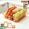 Caja de Almacenamiento Antibacteriana para Refrigerador BNBSAg+ Gran Capacidad Caja para Almacenar Verduras, Frutas y Huevos en la Cocina