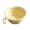 Tigela de Silicone Dobrável para Pet 350ml, Tigela Dobrável Portátil para Cães Alimentador de Água, com Clipe para Pendurar, Tigela para Viagem ao Ar Livre para Cães Gatos