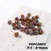 Vidrio Checo Importado Retro Dorado Gota de Agua Estrella Cuentas de Navidad Antiguas DIY Cadena de Teléfono Móvil Pendientes Collar Cuentas