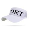Chapéu Solar de Verão Moderno com Letras, Boné Esportivo ao Ar Livre Estilo Baseball com Aba Larga, Estilo Versátil com Parte Superior Aberta