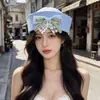 Gorra Azul Marino Bordada Europea y Americana Cosplay Uniforme de Policía Femenino Sombrero de Otoño e Invierno para Actuación Circunferencia de Cabeza Grande Sombrero de Marinero Japonés para Mujer