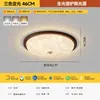 Luz de Techo para Dormitorio 6 Nuevo Marco Negro Estilo Italiano Minimalista Lujo Ligero Cristal Redondo Espectro Completo Protección Ocular Iluminación de Habitación Hierro