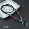 Colgante de Gota de Agua Estilo Étnico Cadena para Suéter de Otoño e Invierno Collar Largo para Mujer Accesorio de Moda Simple Versátil Venta al por Mayor