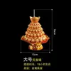 Incensário Criativo de Três Camadas em Formato de Lingote para Oferta a Buda, Apresentando Guan Yu e Lingotes de Ouro, Adequado para Ofertas Budistas